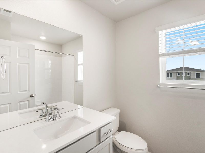 The Pagosa floorplan interior image taken at a Meritage Homes community in Greeley, CO.