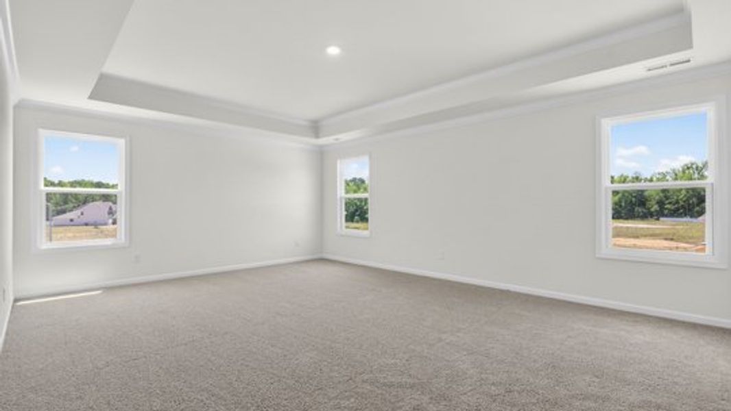 Representative unfurnished interior of a home built from the Wylie by D.R. Horton in The Manors at Swift Creek Farm, Clayton (Image 16).