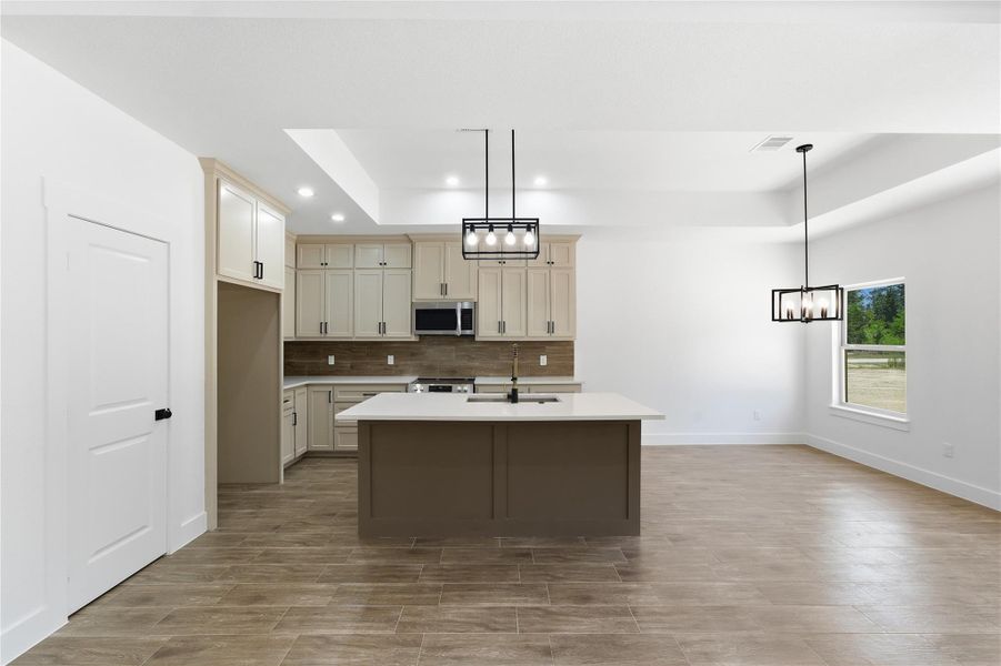 Furnished interior view inside a new home in , Huffman (Image 15).