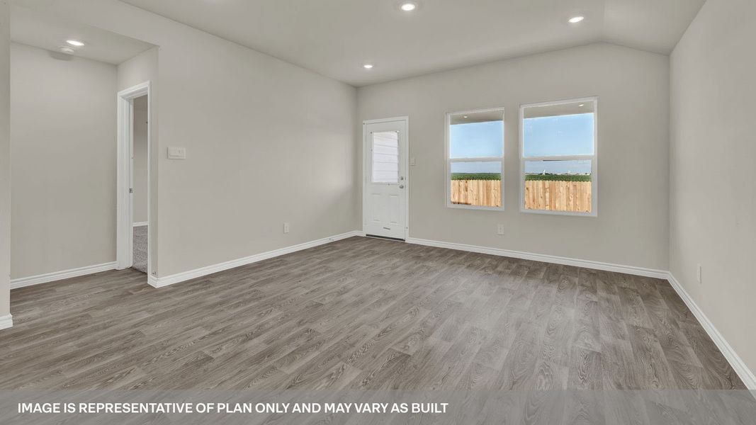 Spacious, unfurnished interior of a new home in Whisper South, San Marcos (Image 22).