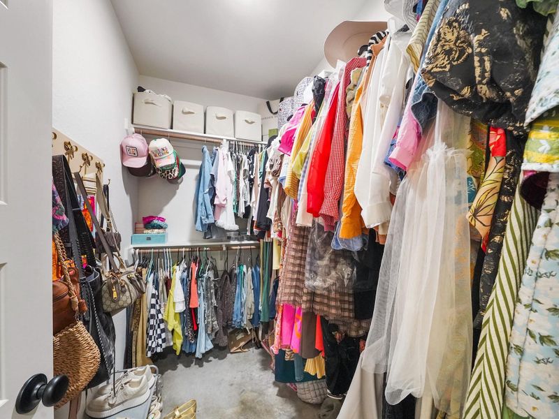 HUGE WALK-IN CLOSET FOR THE PRIMARY BEDROOM!