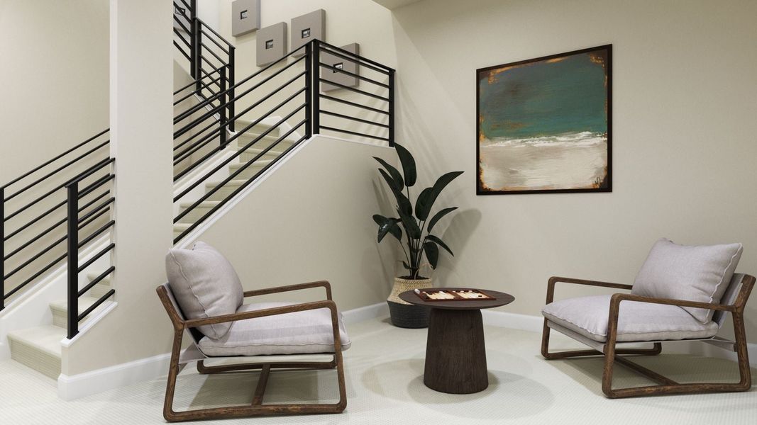 Representative furnished interior of a home built from the 2 by Trumark Homes in Festival at RainDance, Windsor (Image 6).