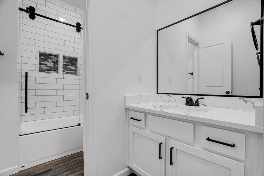 Furnished interior view inside a new home in , Kenefick (Image 8).