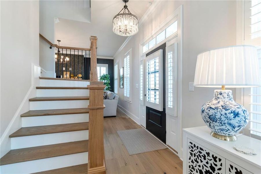 Furnished interior view inside a new home in , Dacula (Image 10).