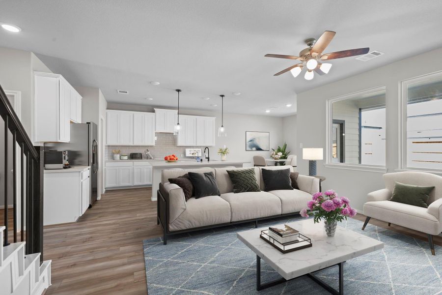 This home boasts a spacious open concept layout that combines the best of modern design and comfort for everyday living.