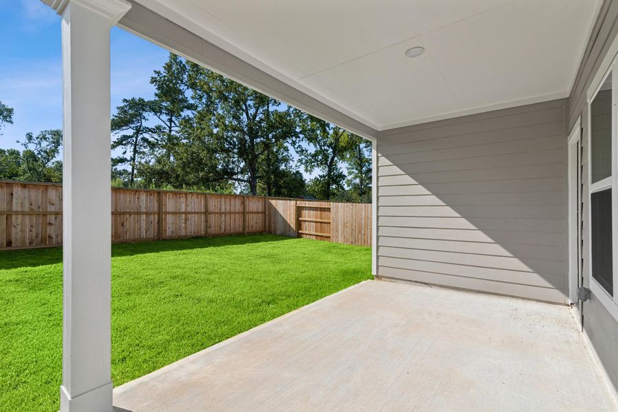 The Sparrow II- Rear Covered Patio The Sparrow II- Rear Covered Patio