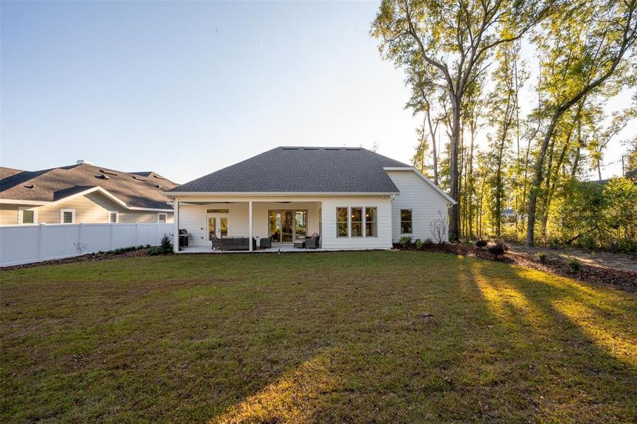 Exterior details and patio area of a home in , Newberry (Image 21). Exterior details and patio area of a home in , Newberry (Image 21).
