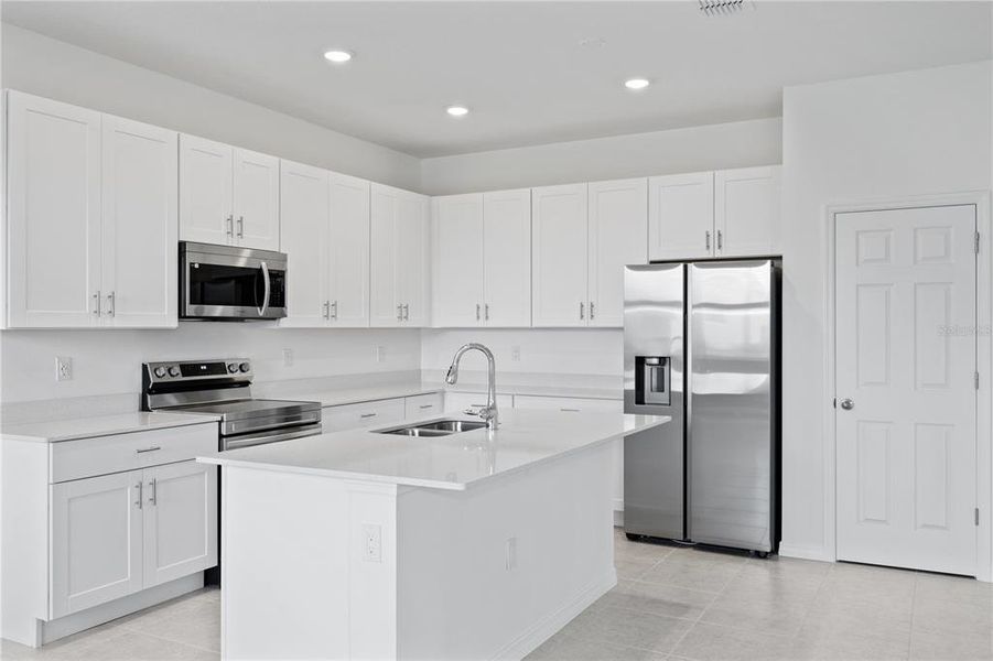 Furnished interior view inside a new home in Cypress Park Estates, Haines City (Image 3).