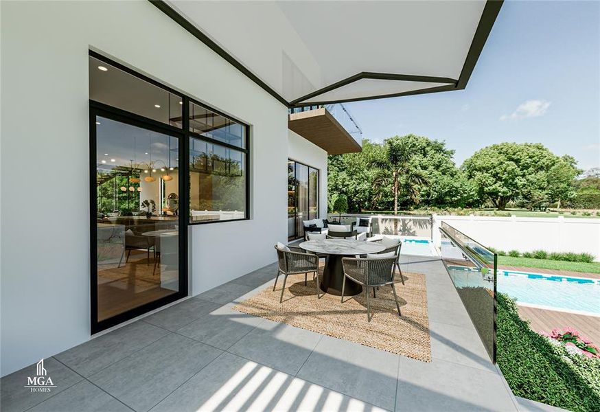 Exterior details and patio area of a home in , Tampa (Image 22). Exterior details and patio area of a home in , Tampa (Image 22).