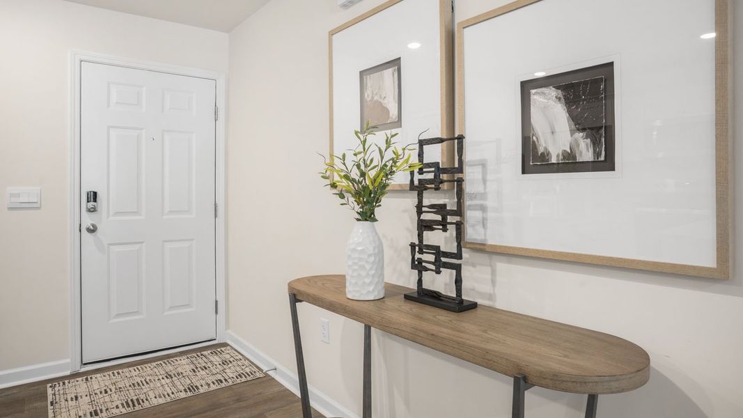 Furnished interior view inside a new home in Thornton Townes, Raleigh (Image 5).