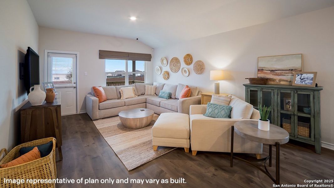 Furnished interior view inside a new home in Redbird Ranch, San Antonio (Image 11).