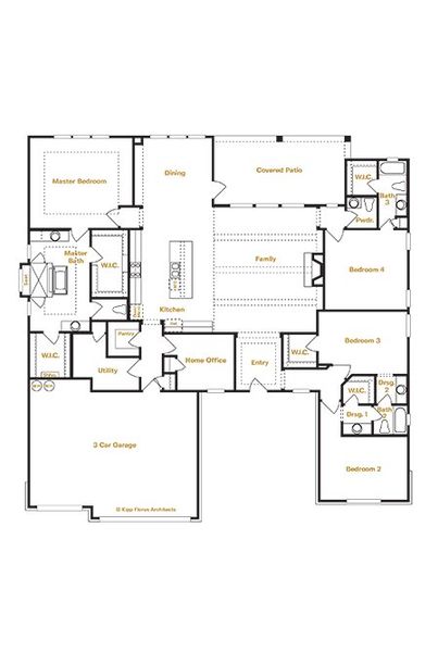 Lancaster Floor Plan Layout, new home in the Highland Estates, San Antonio | Sitterle Homes Lancaster Floor Plan Layout, new home in the Highland Estates, San Antonio | Sitterle Homes