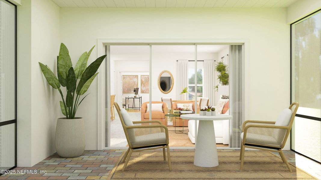 Furnished interior view inside a new home in Silver Meadows at SilverLeaf, St. Augustine (Image 8).