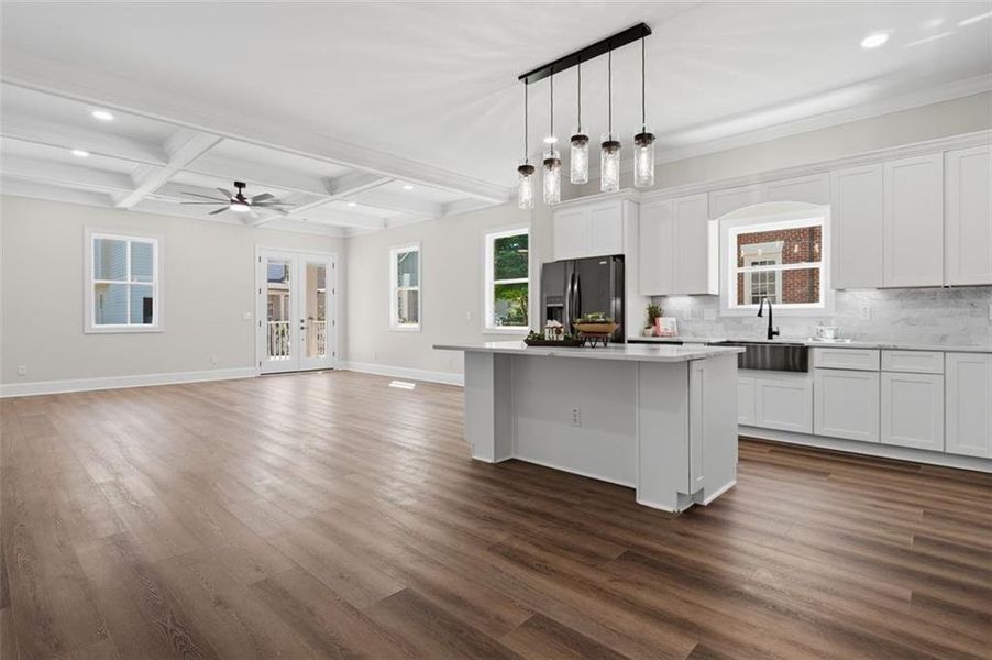 Furnished interior view inside a new home in , Covington (Image 9).