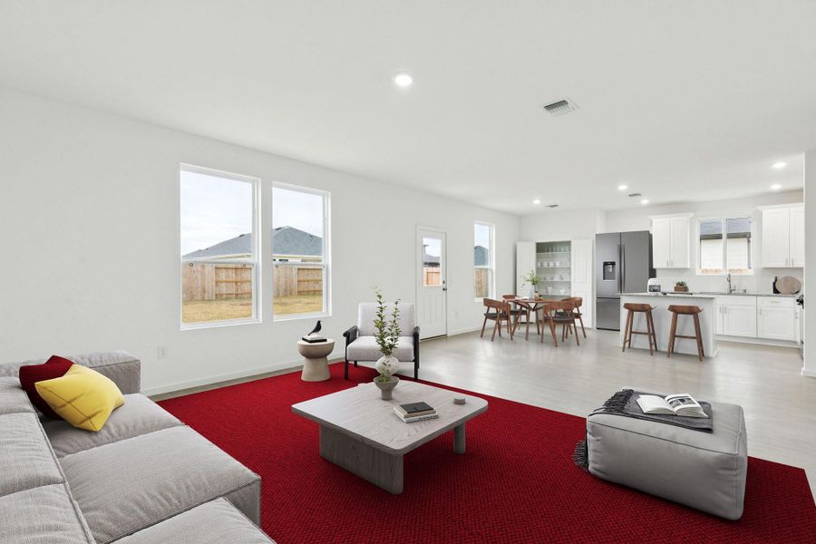 Furnished interior view inside a new home in Windcress, Baytown (Image 11).