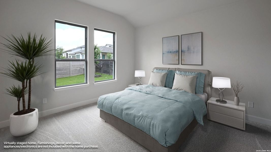 Furnished interior view inside a new home in Solms Landing, New Braunfels (Image 7).