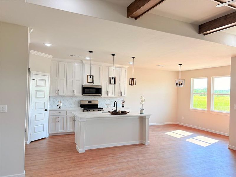 Furnished interior view inside a new home in , Quinlan (Image 10).