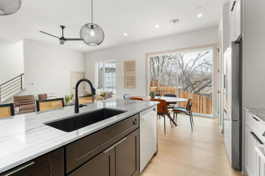 Furnished interior view inside a new home in , Austin (Image 5).