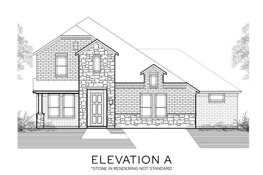 Representative rendering of the exterior for the The Monticello by Lillian Custom Homes (Image 3). Representative rendering of the exterior for the The Monticello by Lillian Custom Homes (Image 3).