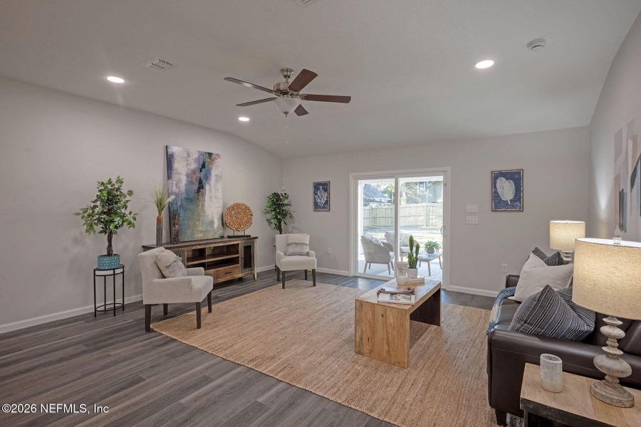 Furnished interior view inside a new home in , Jacksonville (Image 4).
