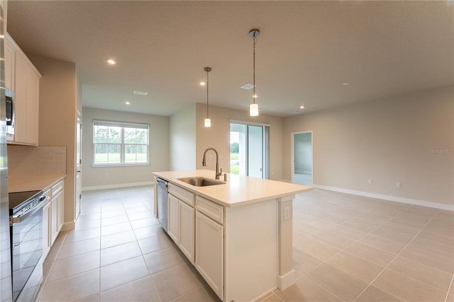 Furnished interior view inside a new home in The Palms at Venetian Bay, New Smyrna Beach (Image 6).