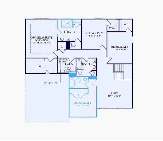 2D floor plan layout of this home in Oakwood, Cumming, GA (Image 2). 2D floor plan layout of this home in Oakwood, Cumming, GA (Image 2).