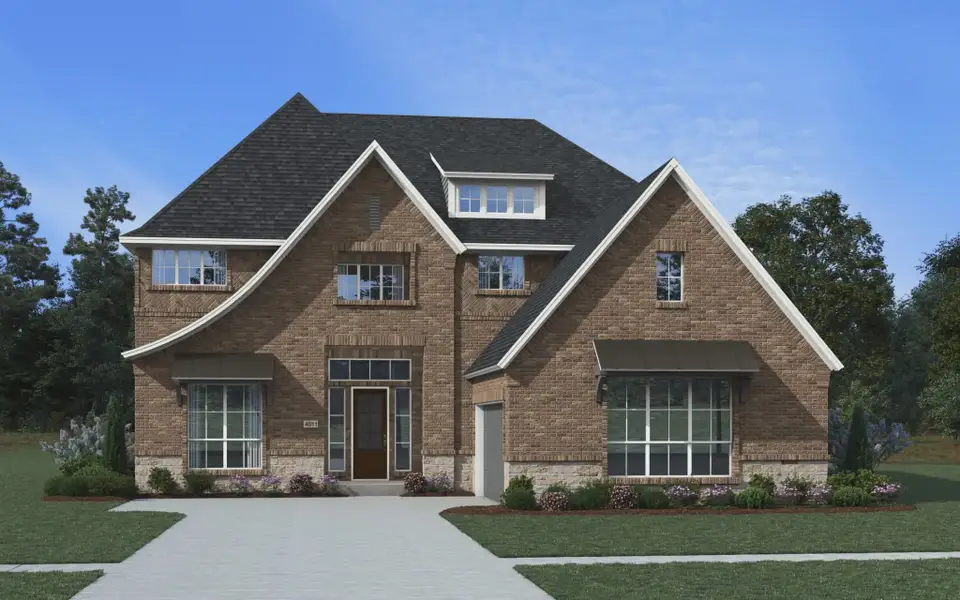 Representative exterior photo of a completed home built from the Lakewood by Chesmar Homes in Attwater 65's, Waller, TX (Image 3).