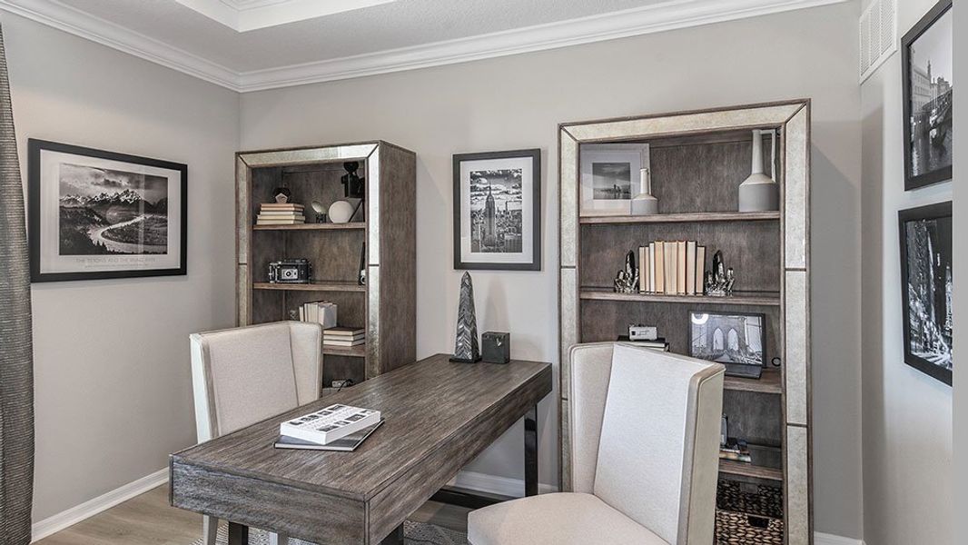 Representative furnished interior of a home built from the Sand Key by Taylor Morrison in Park East at Azario, Lakewood Ranch (Image 49).