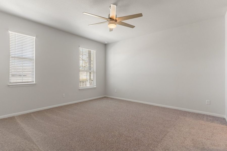 Spacious, unfurnished interior of a new home in Sage Hollow, Kyle (Image 14). Spacious, unfurnished interior of a new home in Sage Hollow, Kyle (Image 14).