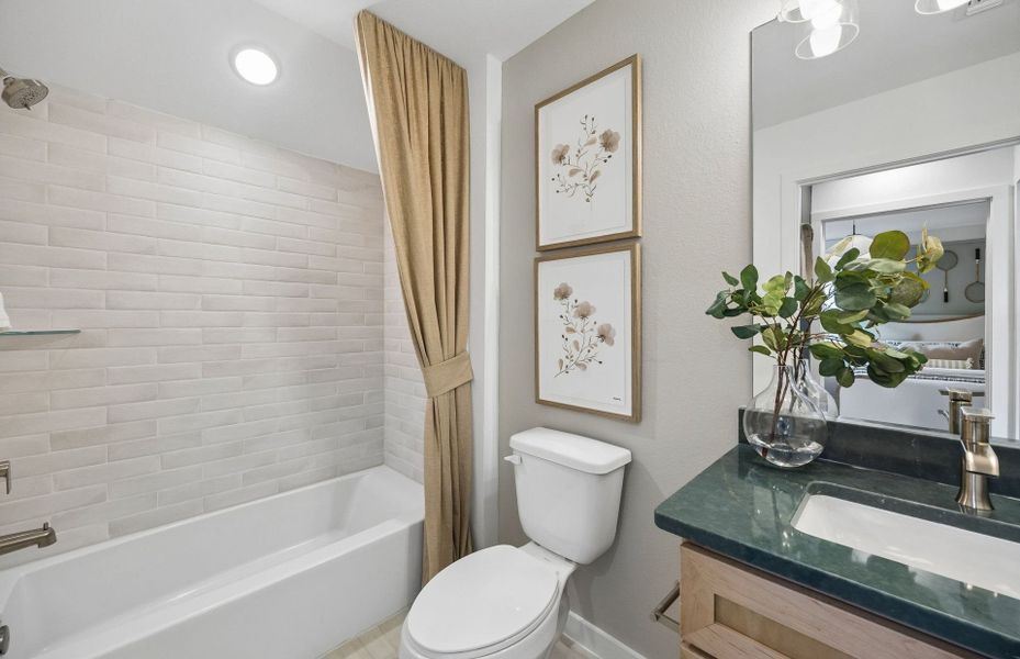 Representative furnished interior of a home built from the Hallmark by Del Webb in Del Webb Sugar Land at Ryehill, Rosenberg (Image 12). Representative furnished interior of a home built from the Hallmark by Del Webb in Del Webb Sugar Land at Ryehill, Rosenberg (Image 12).