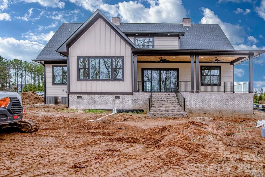 In-progress construction of a new home in , Mooresville, NC (Image 44).