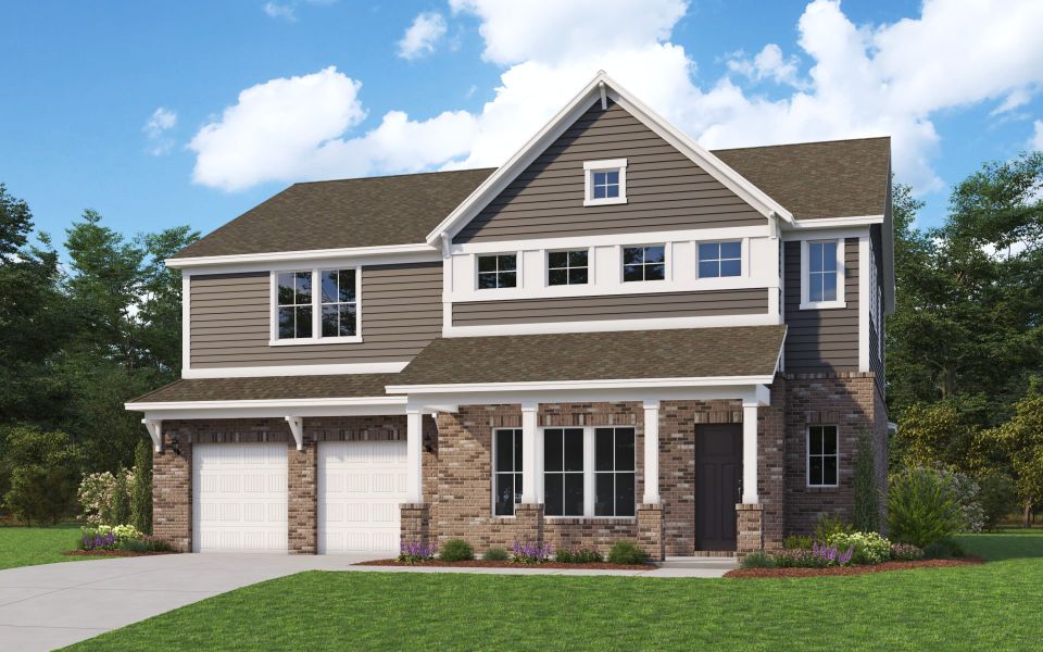 Representative exterior photo of a completed home built from the Montadale by John Wieland in Treymor, Mount Juliet, TN (Image 17).