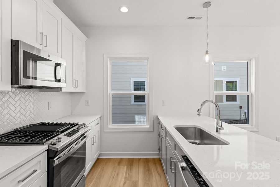 Furnished interior view inside a new home in , Charlotte (Image 5). Furnished interior view inside a new home in , Charlotte (Image 5).