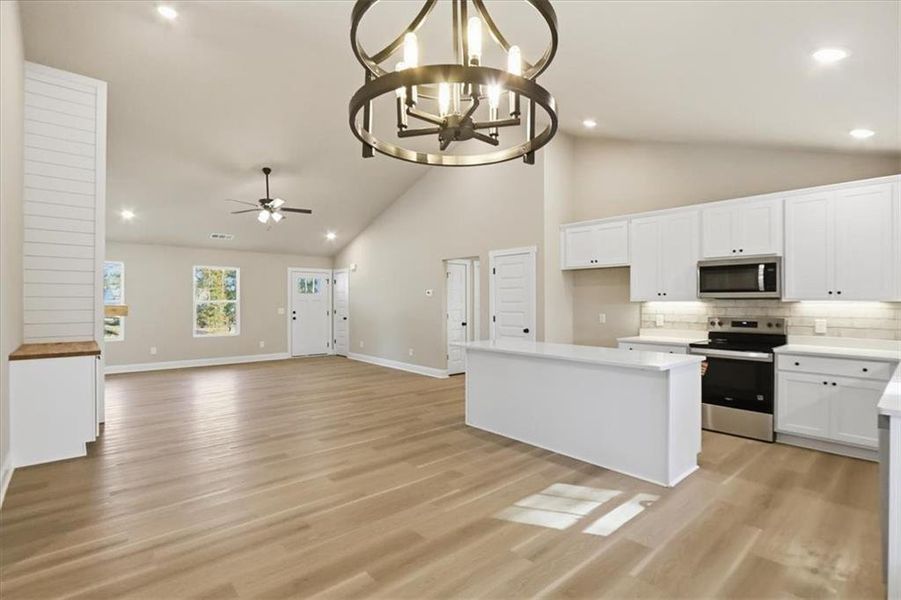 Furnished interior view inside a new home in , Hartwell (Image 5).