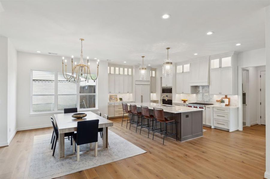 Furnished interior view inside a new home in , Dallas (Image 30).