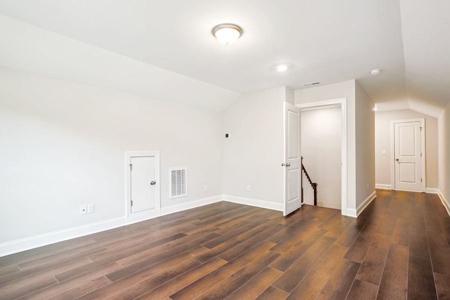 Representative unfurnished interior of a home built from the Badin by Caruso Homes in Blue Run, Raleigh (Image 67). Representative unfurnished interior of a home built from the Badin by Caruso Homes in Blue Run, Raleigh (Image 67).