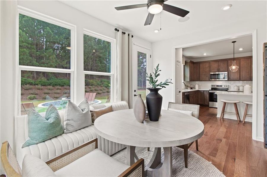 Furnished interior view inside a new home in Del Webb at Lake Oconee, Greensboro (Image 12).