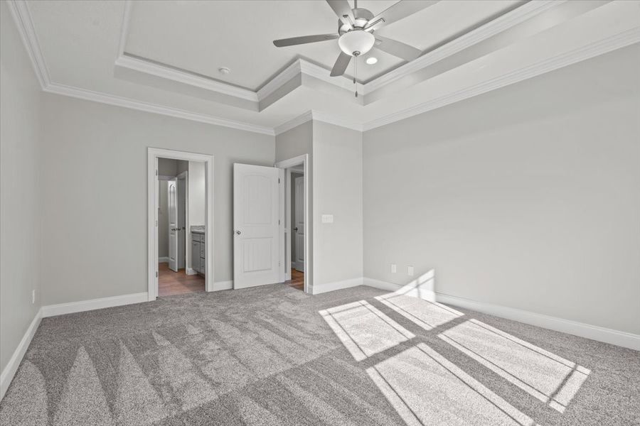 Representative unfurnished interior of a home built from the Enory by Enchanted Homes in Guadalupe Heights, Seguin (Image 28).