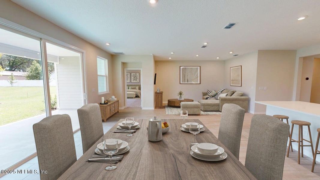 Furnished interior view inside a new home in Sandridge Hills, Green Cove Springs (Image 4).