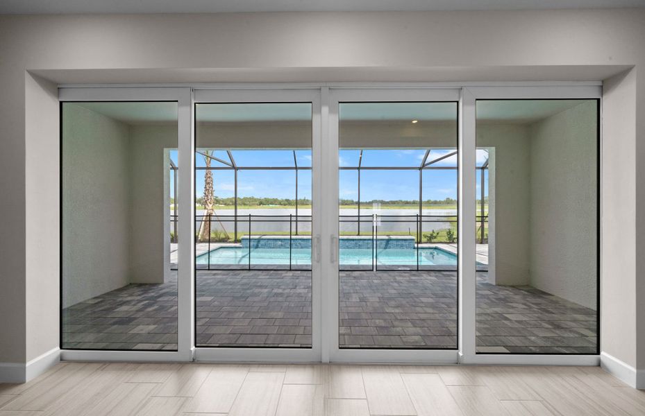 Spacious, unfurnished interior of a new home in Del Webb Oak Creek, North Fort Myers (Image 13).
