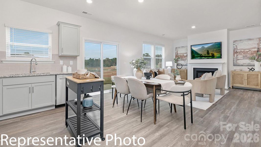 Furnished interior view inside a new home in Fergus Crossing, York (Image 3).