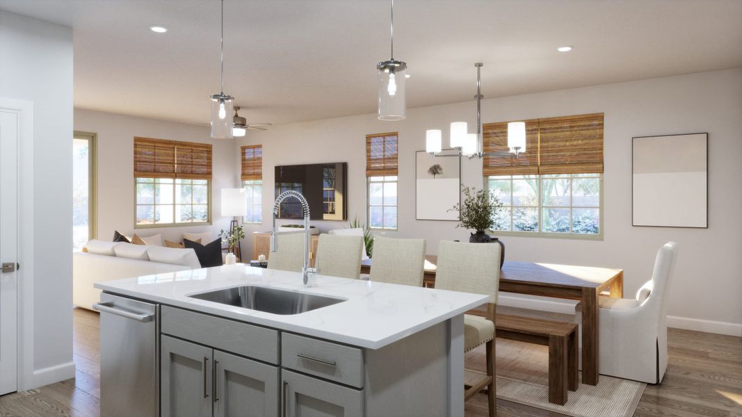 Kitchen | Cielo | Mira Vista at Victory in Buckeye, AZ by Landsea Homes