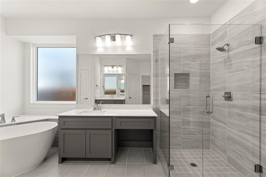 Furnished interior view inside a new home in Valencia on The Lake, Little Elm (Image 13).