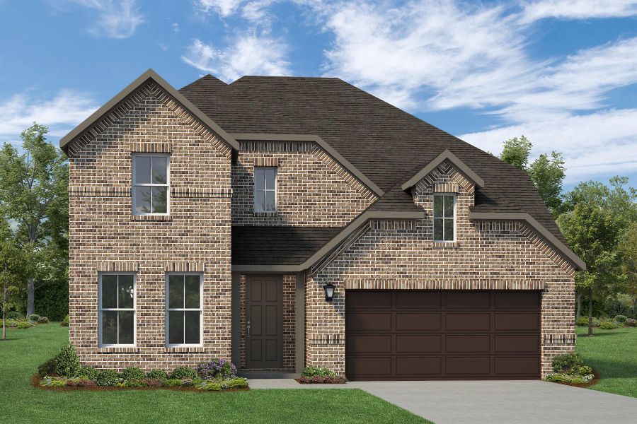 Representative exterior photo of a completed home built from the Hero by Rockwell Homes in Creekside, Royse City, TX (Image 36). Representative exterior photo of a completed home built from the Hero by Rockwell Homes in Creekside, Royse City, TX (Image 36).