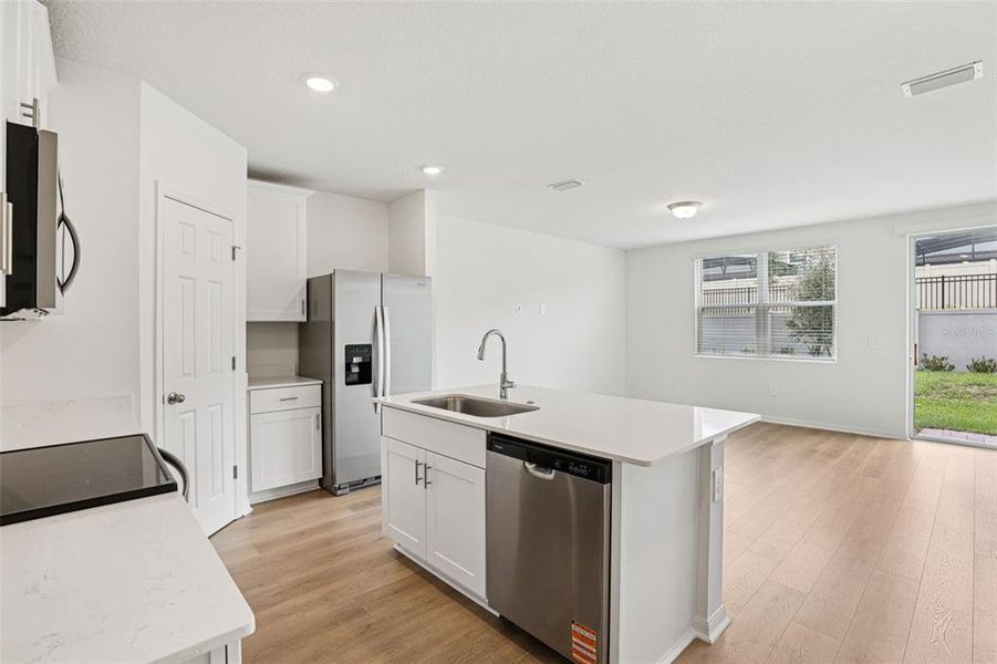 Furnished interior view inside a new home in Cagan Crossings West, Clermont (Image 4).