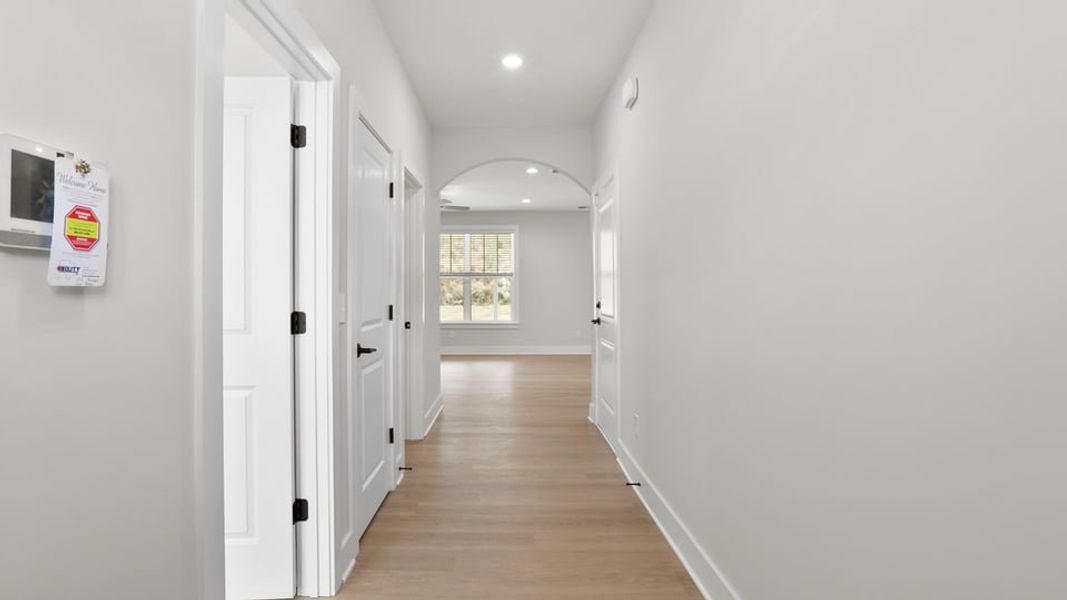 Representative unfurnished interior of a home built from the Bakersfield by D.R. Horton in Edgewood Estates, Greenville (Image 15).