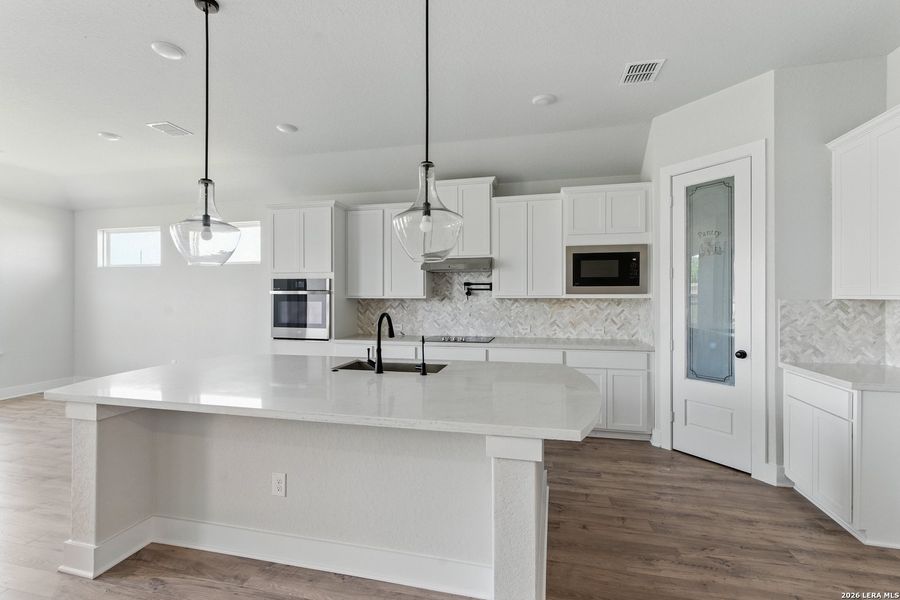 Furnished interior view inside a new home in Alsatian Oaks, Castroville (Image 10).