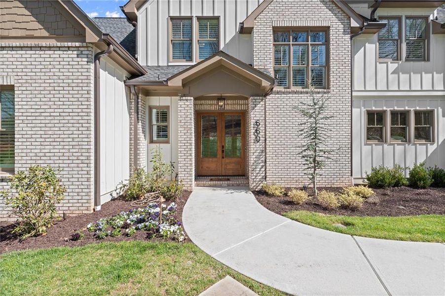 Exterior details and patio area of a home in , Marietta (Image 31). Exterior details and patio area of a home in , Marietta (Image 31).