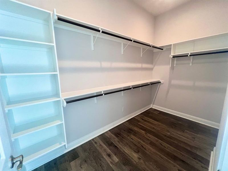 Main Bedroom closet with plenty of room!