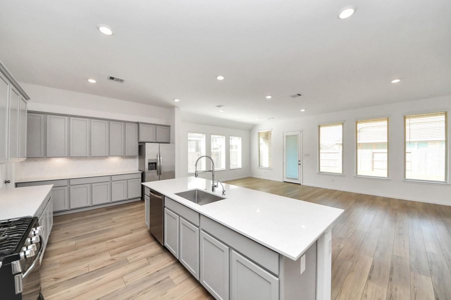 Furnished interior view inside a new home in Tavola: Fairway Collection, New Caney (Image 6).